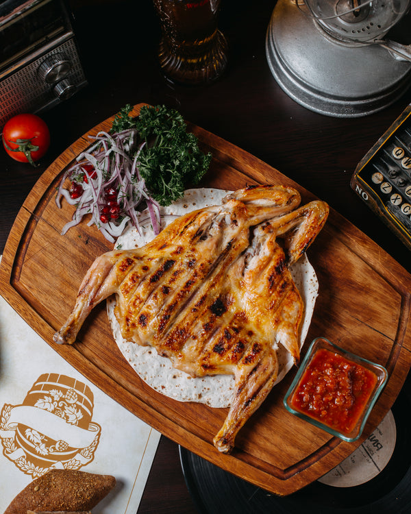 White charcoal pepper chicken